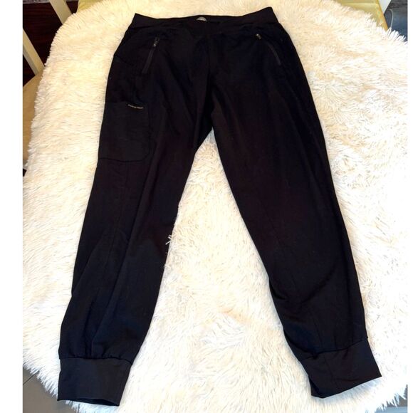 Healing Hands Scrub Pants Joggers, Size Medium EUC - Picture 2 of 5